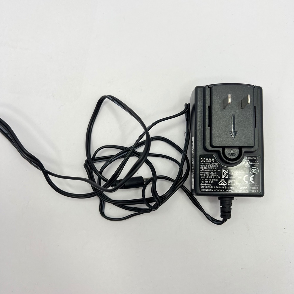 Shenzhen Honor Power Adapter‎ ADS-40RJ-12 12036E 12V 3A 36W Switching Charger